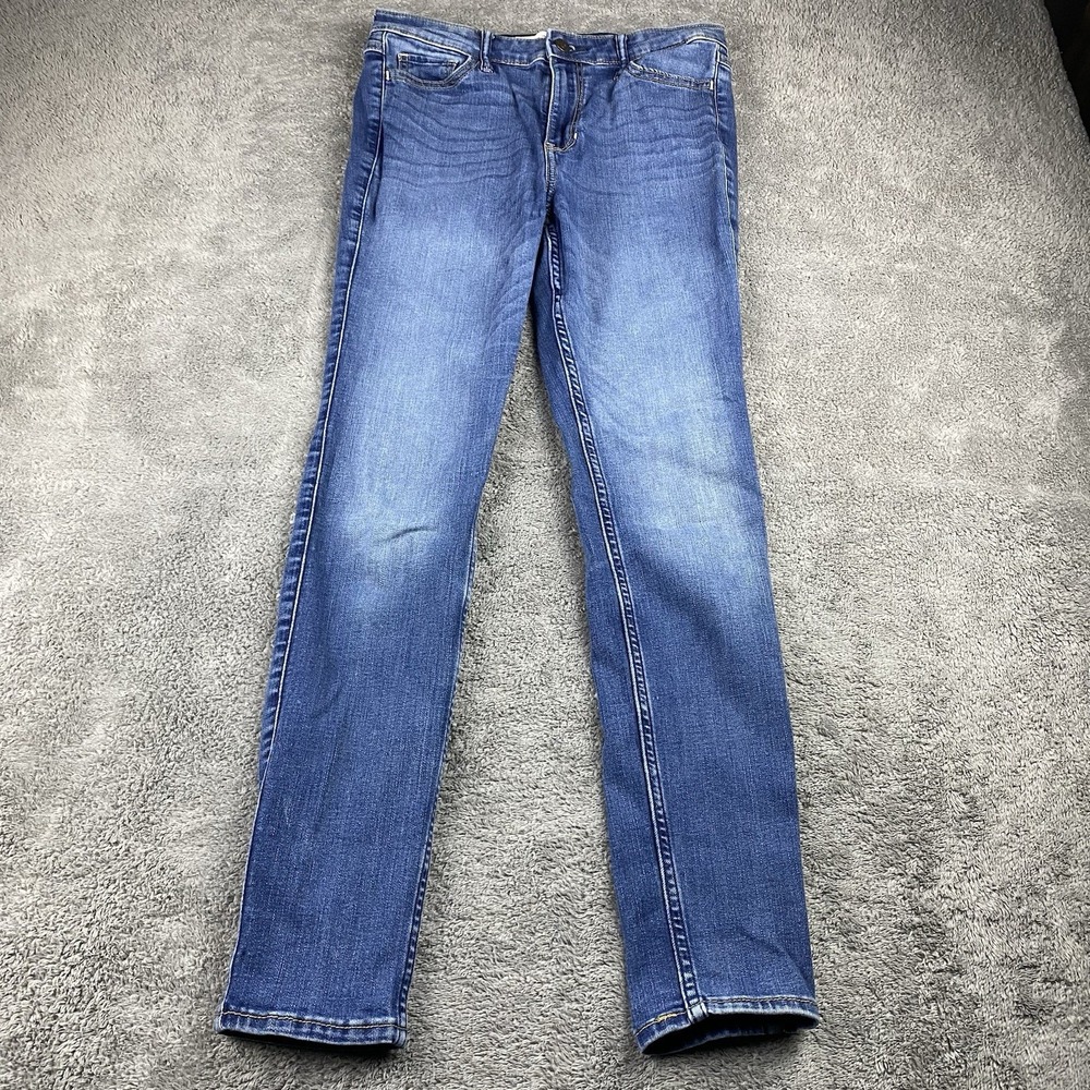 Hollister Mid Rise‎ Super Skinny Jeans Womens 7S 28x26 Blue
